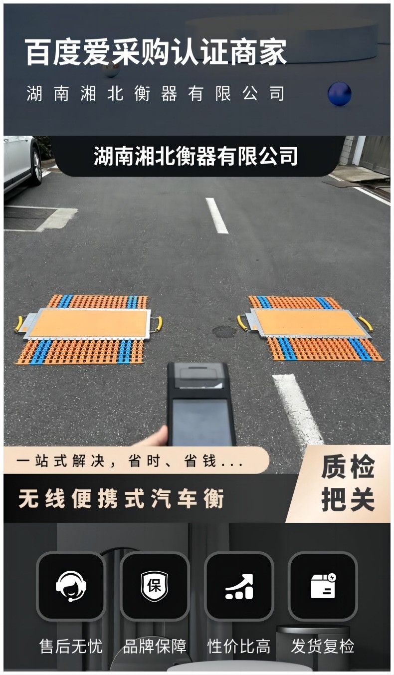 合肥便攜式電子秤 現場治超執法稱重儀 手持拍照100噸移動地磅